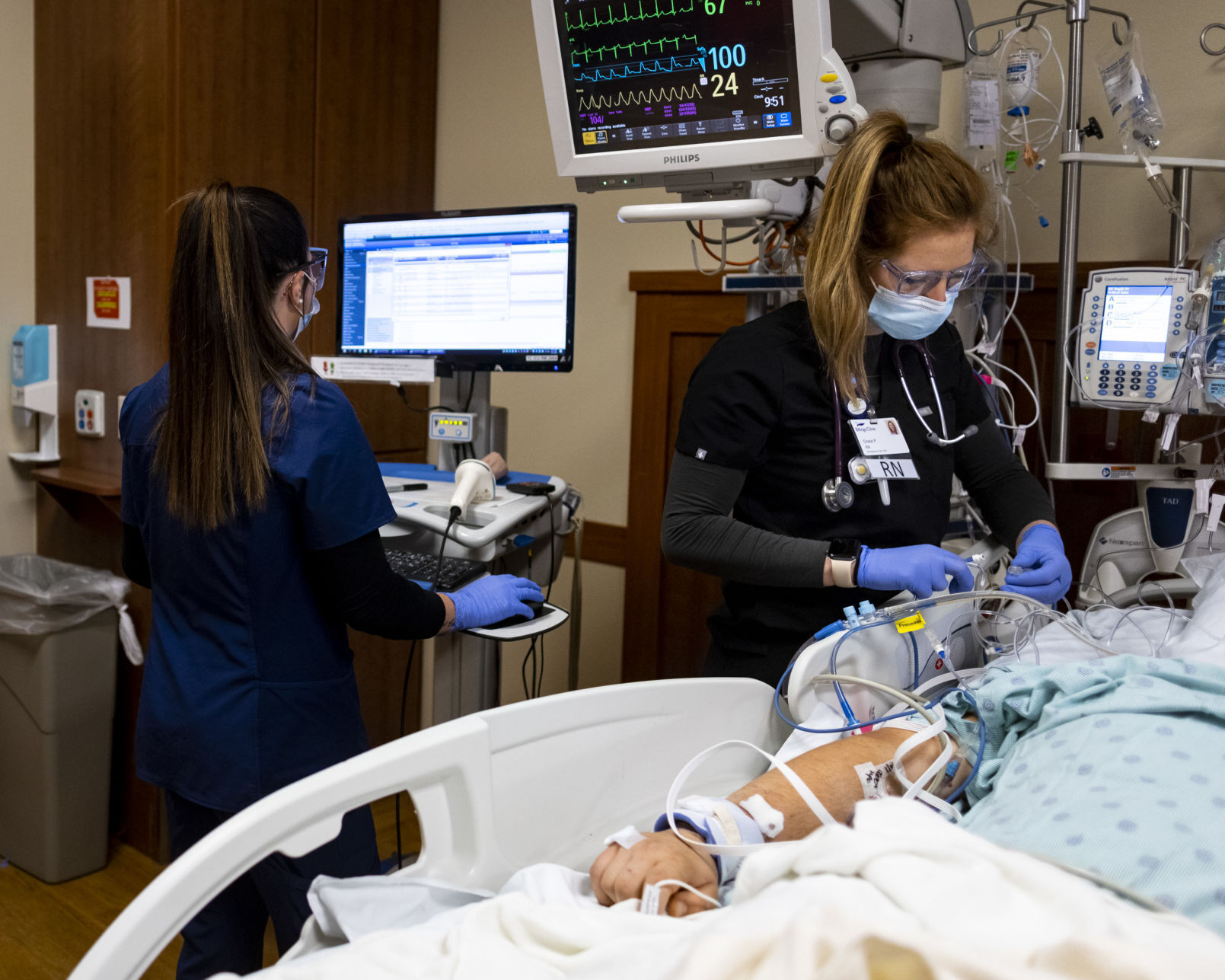 Nursing student Mackenzie Mayhood